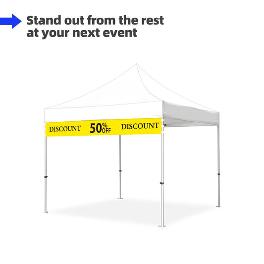 Tent Valance Banner - Dubai Banners