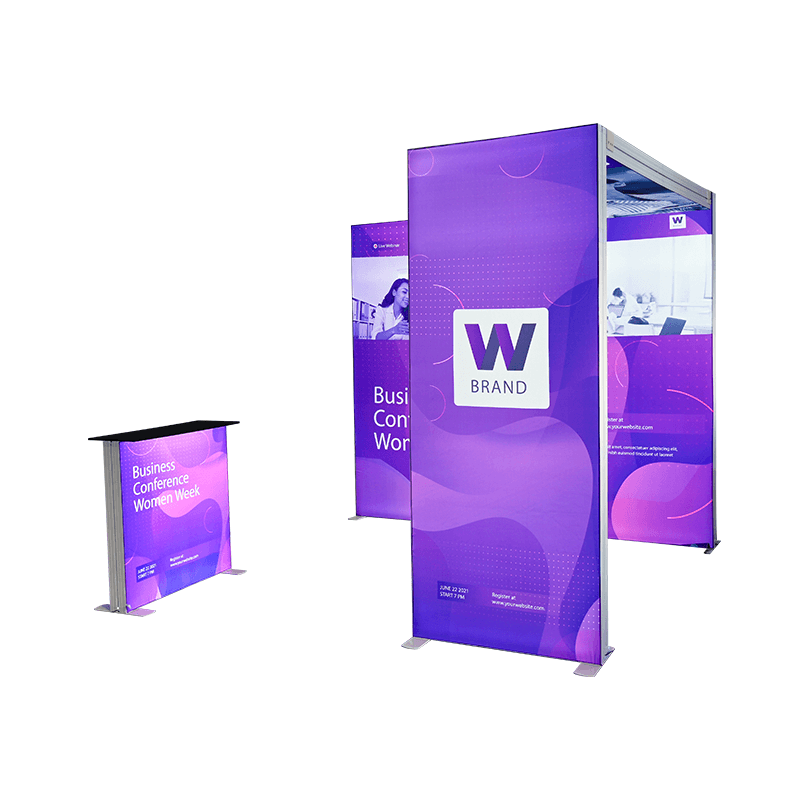 Tradeshow SEG Modular Lightbox Display Kit A - Dubai Banners