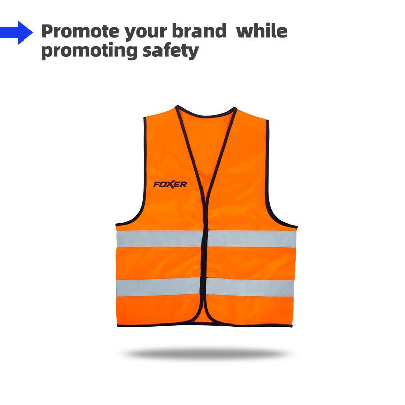 Safety Vest With Velcros Closure - Dubai Banners