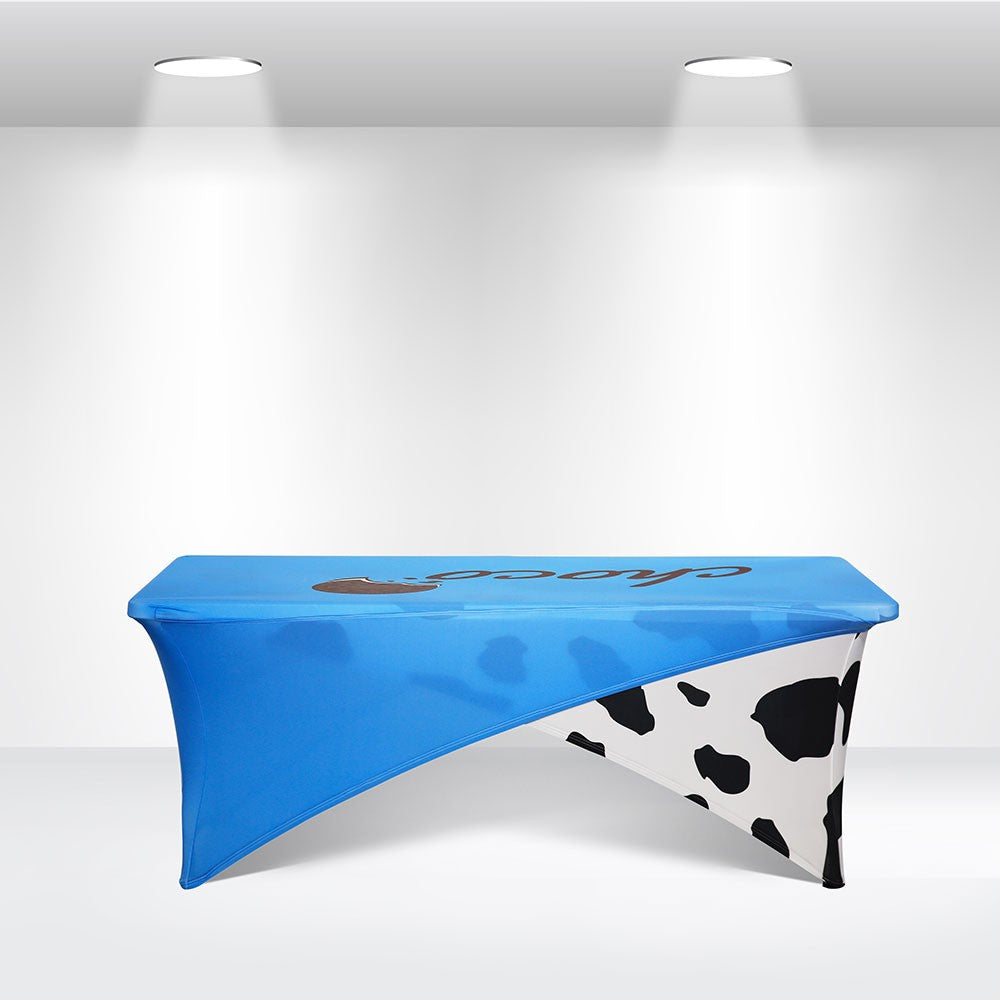 Cross-over Stretch Table Covers - Dubai Banners