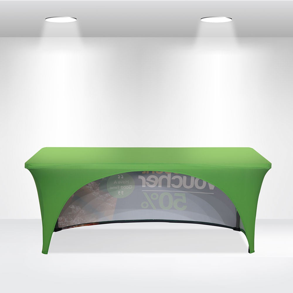 Stretch Table Covers with Open Back - Dubai Banners