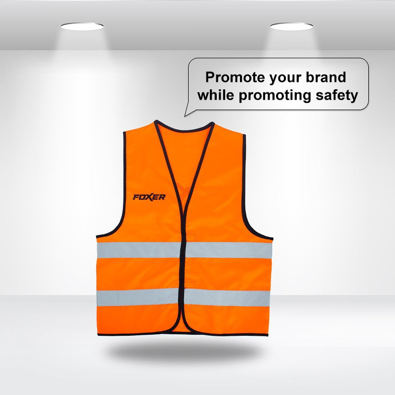 Safety Vest With Velcros Closure - Dubai Banners