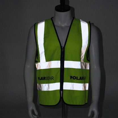 Safety Vest With Zipper Closure - Dubai Banners