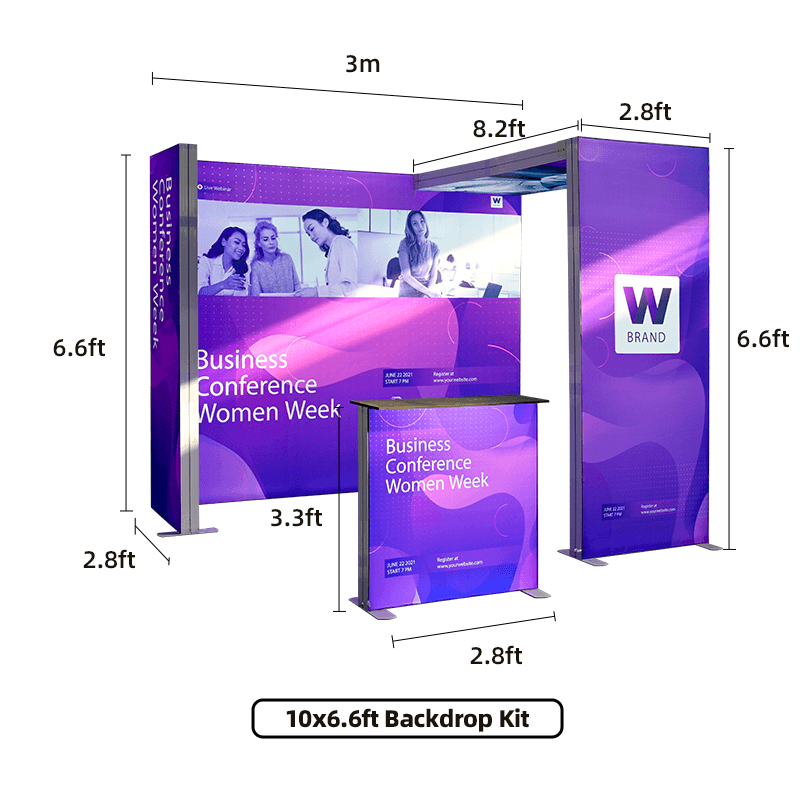 Tradeshow SEG Modular Lightbox Display Kit B - Dubai Banners