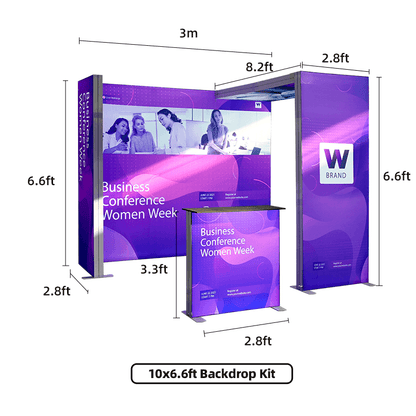 Tradeshow SEG Modular Lightbox Display Kit B - Dubai Banners