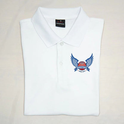 Men's Polo Shirt-Off-Set Print