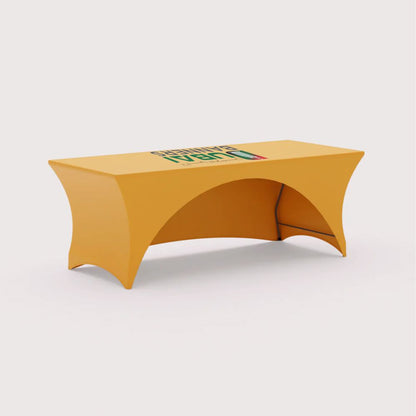 Stretch Table Covers with Open Back