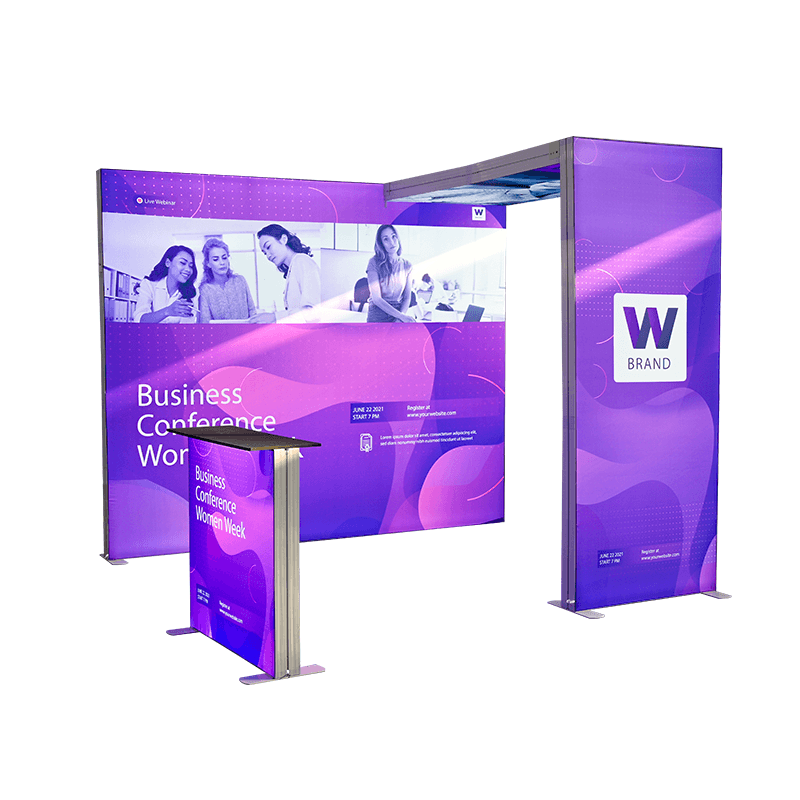 Tradeshow SEG Modular Lightbox Display Kit A - Dubai Banners