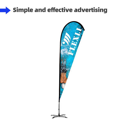 Duplex Printing Advertising Flag-Teardrop - Dubai Banners