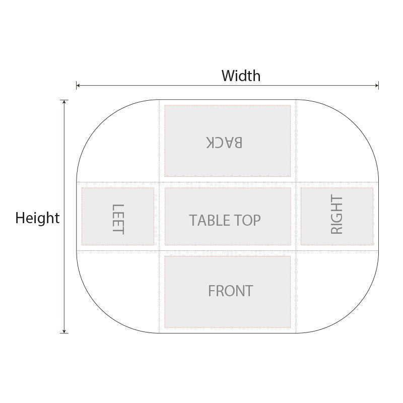 Standard Table Covers - Dubai Banners